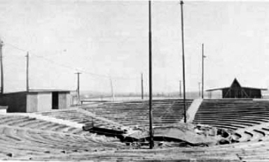 Spring of 1965 just before the tent will be raised for another season.